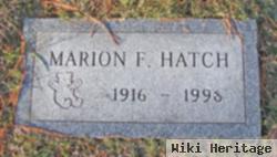 Marion F. Hatch