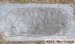 Carey Ann Lumbert