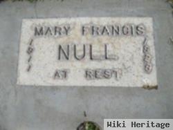 Mary Francis Null