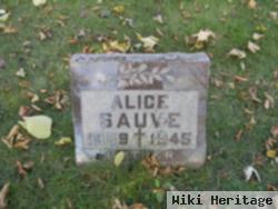 Alice Fortier Sauve