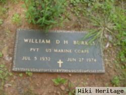 William D H Burkes