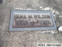 Fana M. Wilson