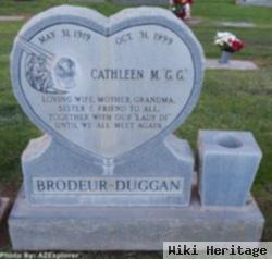 Cathleen M "g. G." Brodeur Duggan