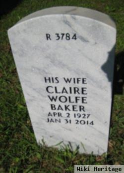 Claire Wolfe Baker