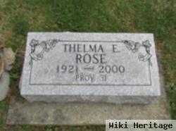 Thelma E. Rose