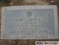 Capt Frank Joseph Bole