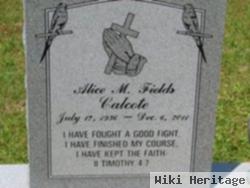 Alice M Fields Calcote