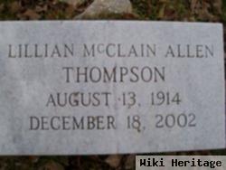 Lillian Mcclain Allen Thompson