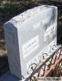 Mary Frances "fannie" Dabney Harvey