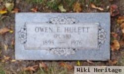 Owen E "punk" Hulett