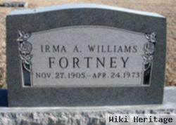 Irma A. Williams Fortney