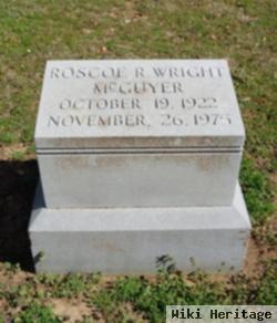 Roscoe R Wright Mcguyer