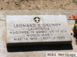 Leonard E Grundy