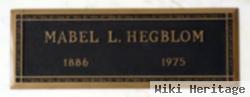 Mabel L Hegblom