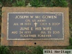 Joseph W. Mcgowen