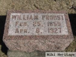 Wilhelm "william" Probst, Sr