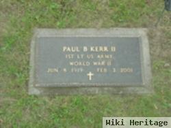 Paul B Kerr, Ii