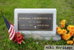 Marshall Joseph ""junior"" Robertson, Jr