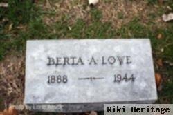 Berta A Lowe