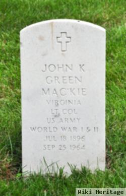 John K. Green Mackie