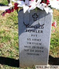 Ronald "ronnie" Fowler