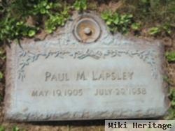 Dr Paul Melvin Lapsley