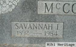 Savannah Isabell Mccollums