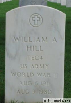 William A Hill
