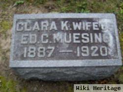 Clara K Hess Muesing