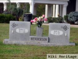 Mary D Gibson Henderson