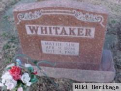 Mattie Sue Brookshire Whitaker