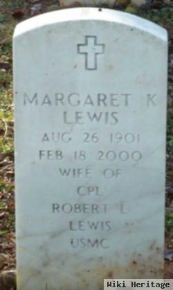 Margaret K Lewis