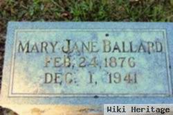 Mary Jane Gault Ballard