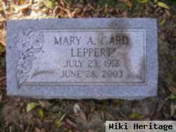 Mary A Gard Leppert