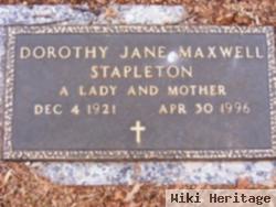 Dorothy Jane Maxwell Stapleton