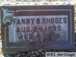 Fanny R Rhodes