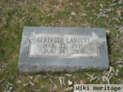 Gertrude Lambert