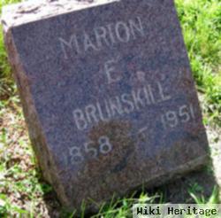 Marion E Brunskill