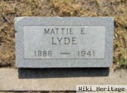 Mattie E. Battenfield Lyde