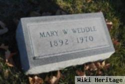 Mary Wilma "mayme" Malson Weddle