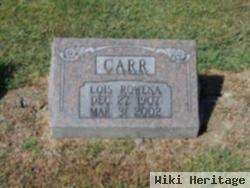 Lois Rowena Carr