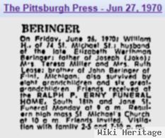 William H Beringer