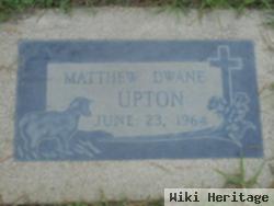 Matthew Dwane Upton