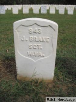 1Sgt Jacob James Brake