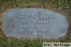 Pfc Saul H Baer