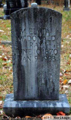 M. Elyta Mcdonald Ray