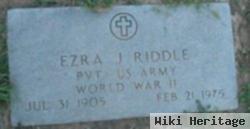 Ezra J Riddle