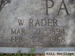 William Rader Patty