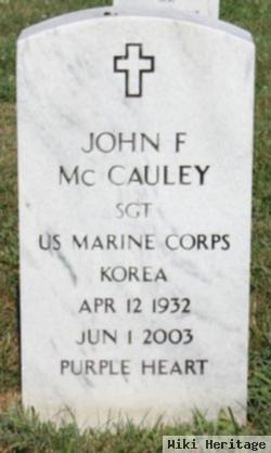 John Francis Mccauley