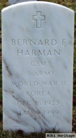 Maj Bernard Franklin Harman